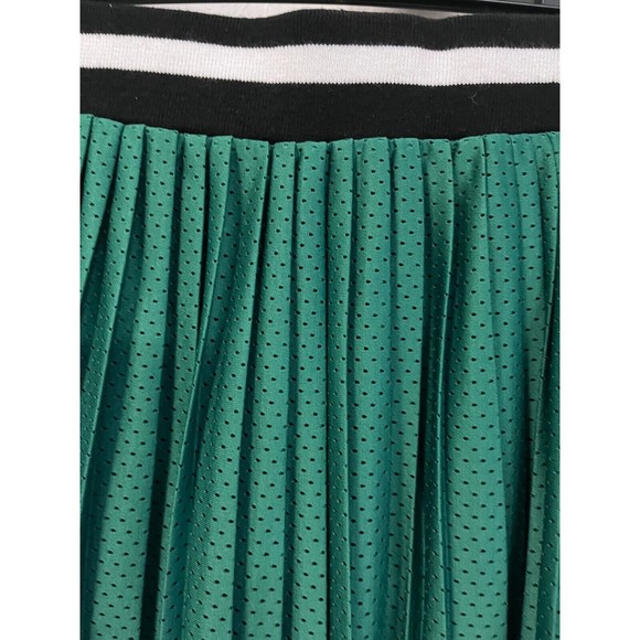 ASOS Women's Perforated Pleated Midi Skirt with Sports Tipped Waistband Size 6 - Picture 3 of 4